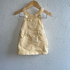 Dandelion Yellow Denim Toddler Jumpsuit